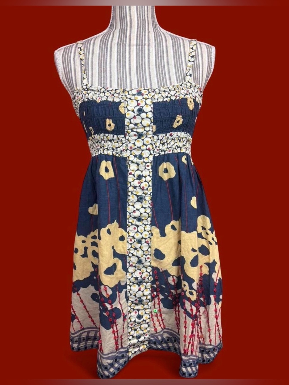 Adorable babydoll 100% cotton vintage dress